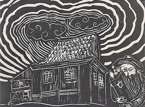 Kitajgorod, Ukraine - Original Linocut